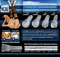 Fleshlight - ICE See your cock inside video
